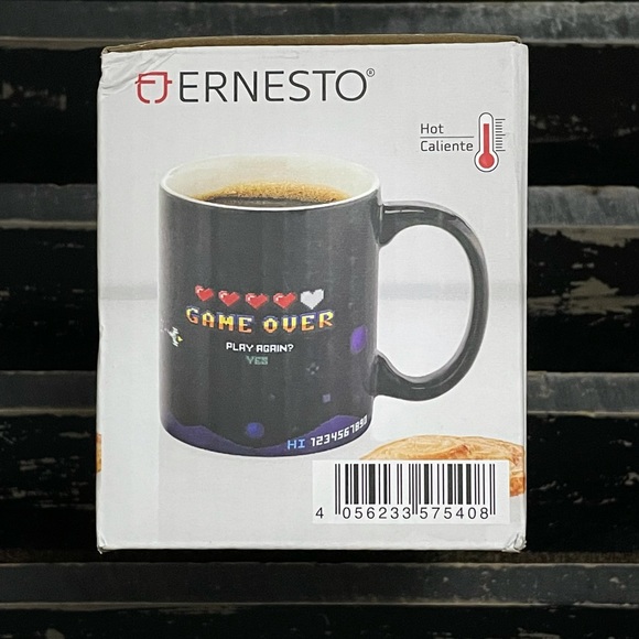 ERNESTO “Game Over” Color Changing Mug - Picture 1 of 8